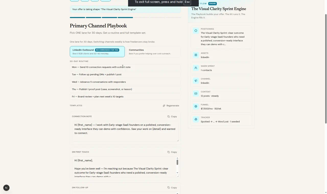 LinkedIn 30-day channel playbook